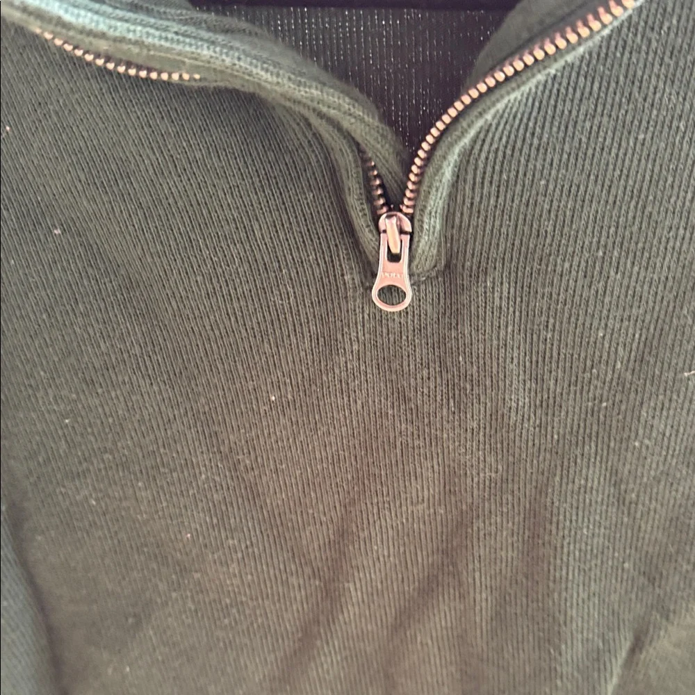 Polo Ralph Lauren Boys Forest Green Half Zip-Up Sweater 14-16